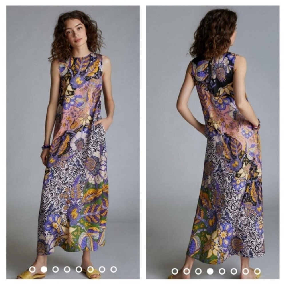 Anthropologie Alanna Floral Maxi Dress